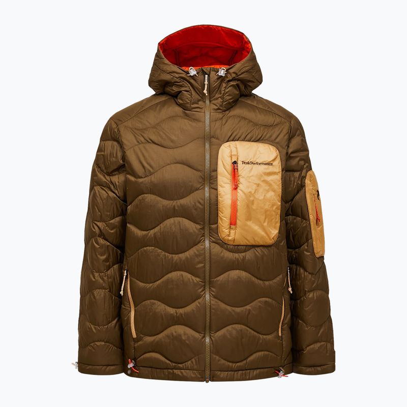 Pánska páperová bunda Peak Performance Helium Utility Down meadow moss/sierra sand 7