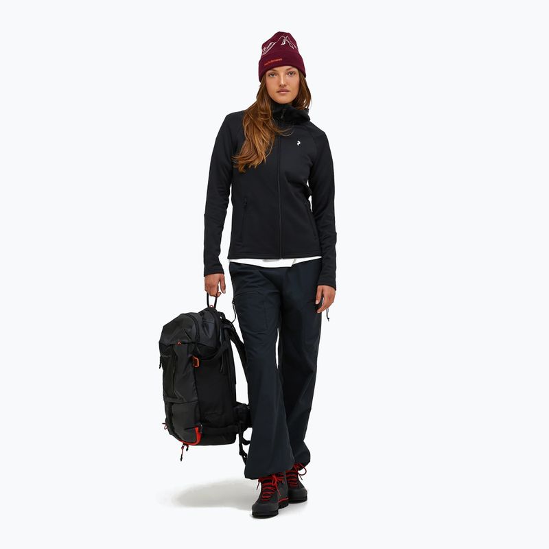 Dámska mikina Peak Performance Rider Essentials Zip Hood black/black 2
