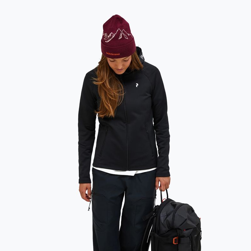 Dámska mikina Peak Performance Rider Essentials Zip Hood black/black 4