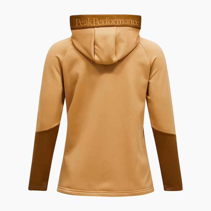 Dámska mikina Peak Performance Rider Essentials Zip Hood Sierra Sand/Earthy Summit 2