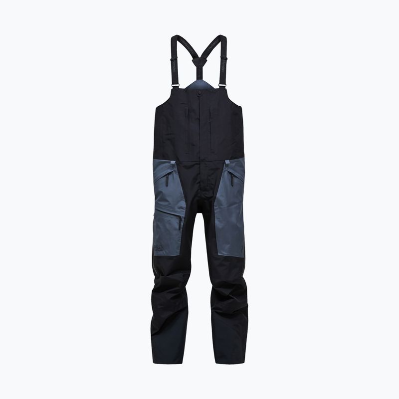 Pánske lyžiarske nohavice Peak Performance Vertical GTX Pro Bib black/mountain mist 6