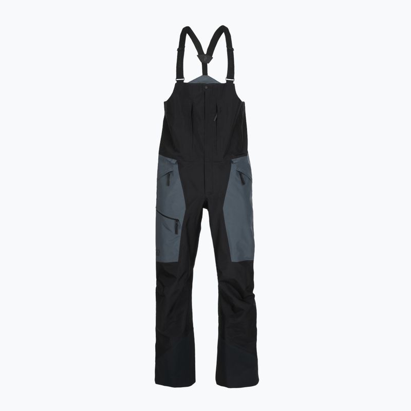 Pánske lyžiarske nohavice Peak Performance Vertical GTX Pro Bib black/mountain mist