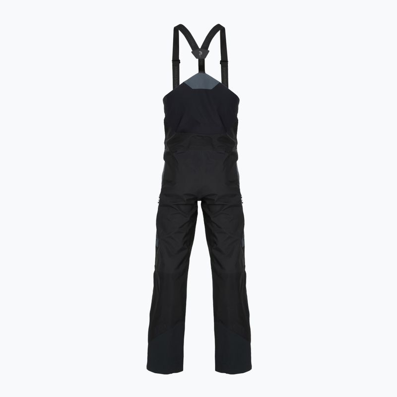 Pánske lyžiarske nohavice Peak Performance Vertical GTX Pro Bib black/mountain mist 2