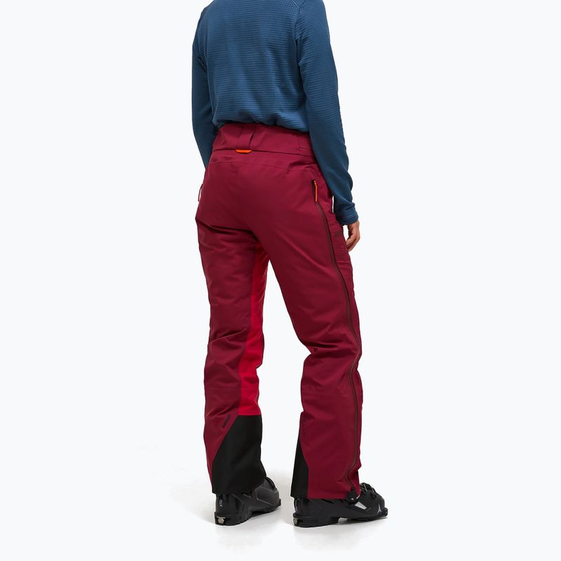 Dámske lyžiarske nohavice Peak Performance Vislight GTX C-Knit 3L vertical zenith/tech burgundy 3