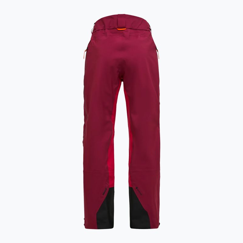 Dámske lyžiarske nohavice Peak Performance Vislight GTX C-Knit 3L vertical zenith/tech burgundy 7