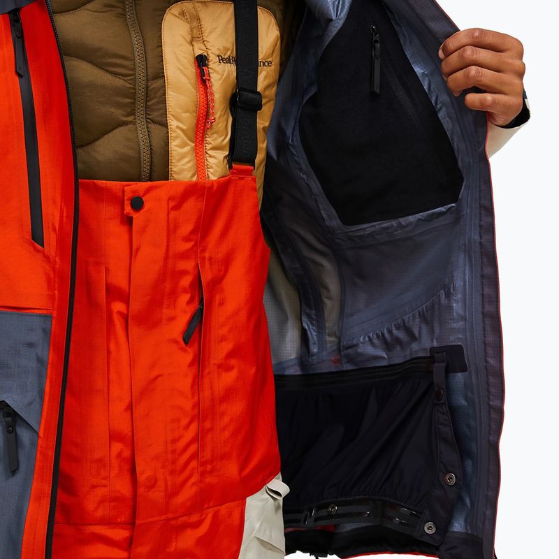 Pánska lyžiarska bunda Peak Performance Vertical GTX Pro solar burst/mountain mist 8