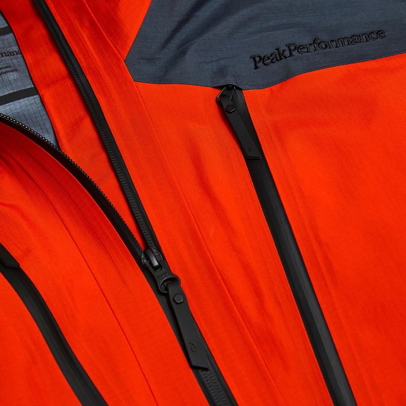 Pánska lyžiarska bunda Peak Performance Vertical GTX Pro solar burst/mountain mist 12