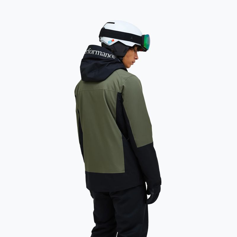 Pánska lyžiarska bunda Peak Performance Rider Tech Insulated pine needle/black 3