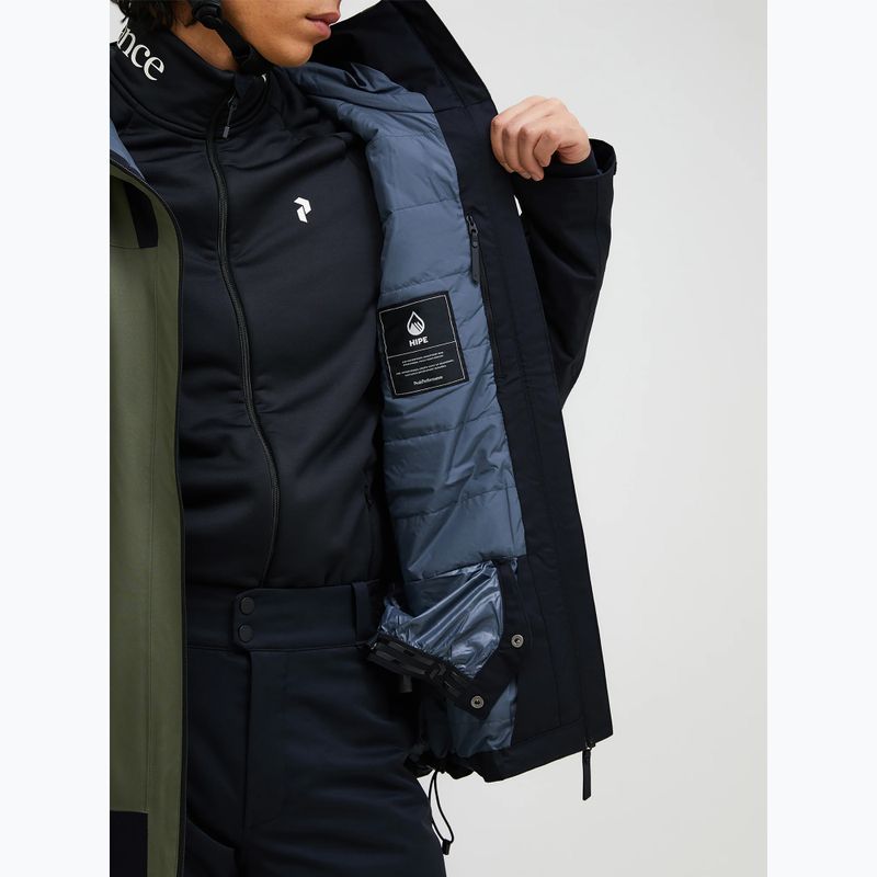 Pánska lyžiarska bunda Peak Performance Rider Tech Insulated pine needle/black 6