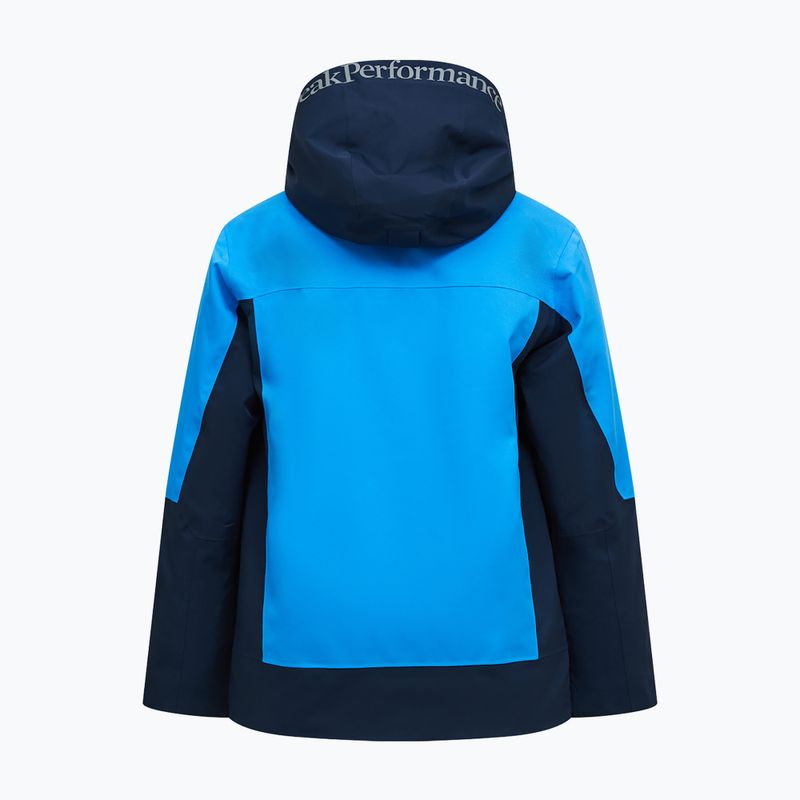Detská lyžiarska bunda Peak Performance Rider Tech Insulated Jacket azure ascent/blue shadow 2