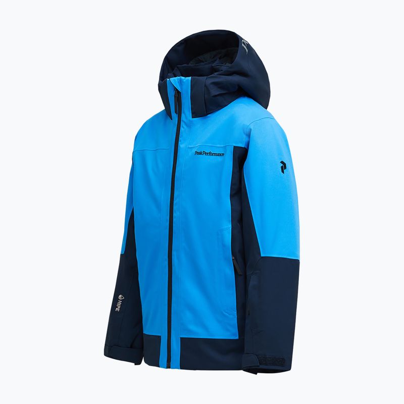 Detská lyžiarska bunda Peak Performance Rider Tech Insulated Jacket azure ascent/blue shadow 3