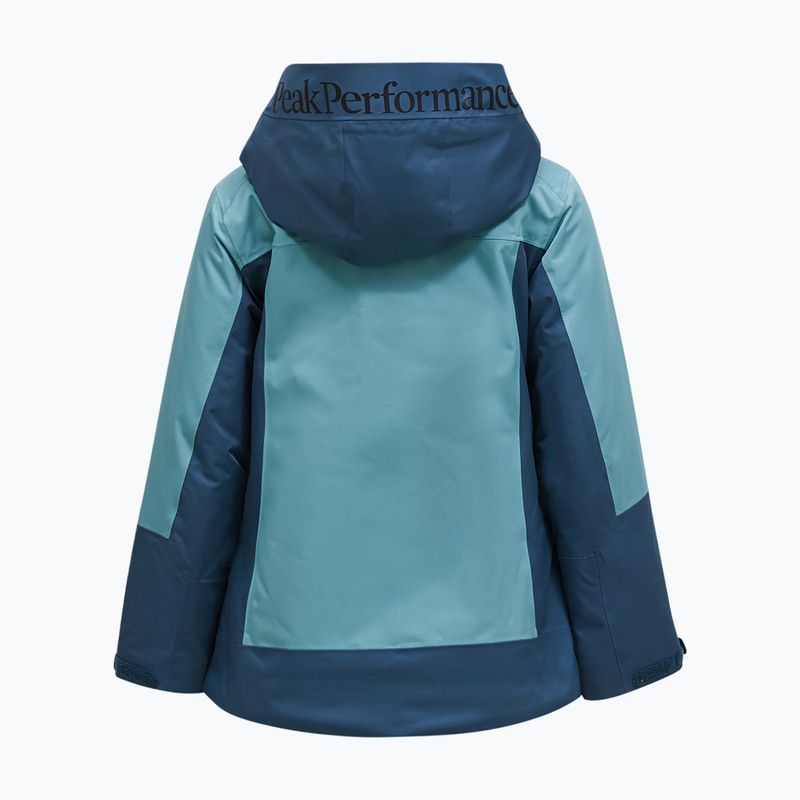 Dámska lyžiarska bunda Peak Performance Rider Tech Insulated Jacket mountain lake/deluded vision 2