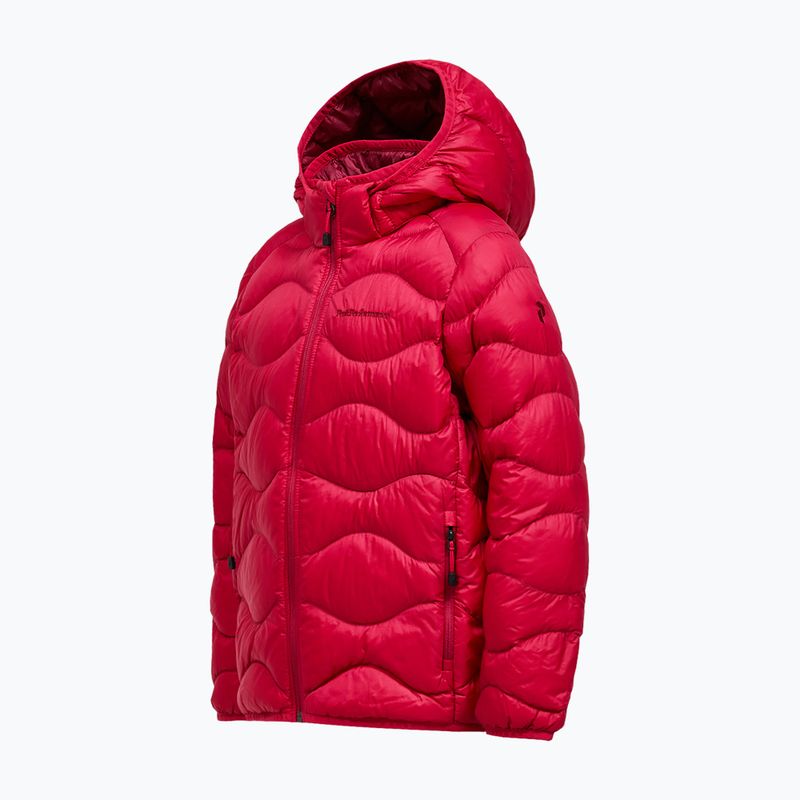 Detská páperová bunda Peak Performance Helium Down Hood Jacket Tech Burgundy/Vertical Zenith 3