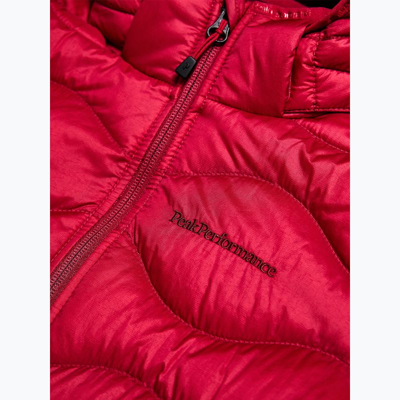 Detská páperová bunda Peak Performance Helium Down Hood Jacket Tech Burgundy/Vertical Zenith 4