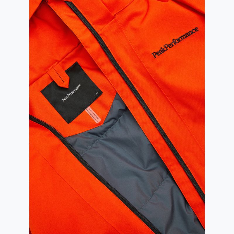 Detská lyžiarska bunda Peak Performance JR Maroon Insulated solar burst 4