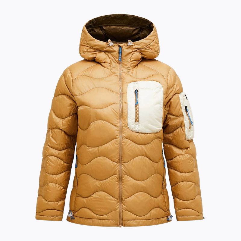 Dámska páperová bunda Peak Performance Helium Utility Down sierra sand/sand fog 7