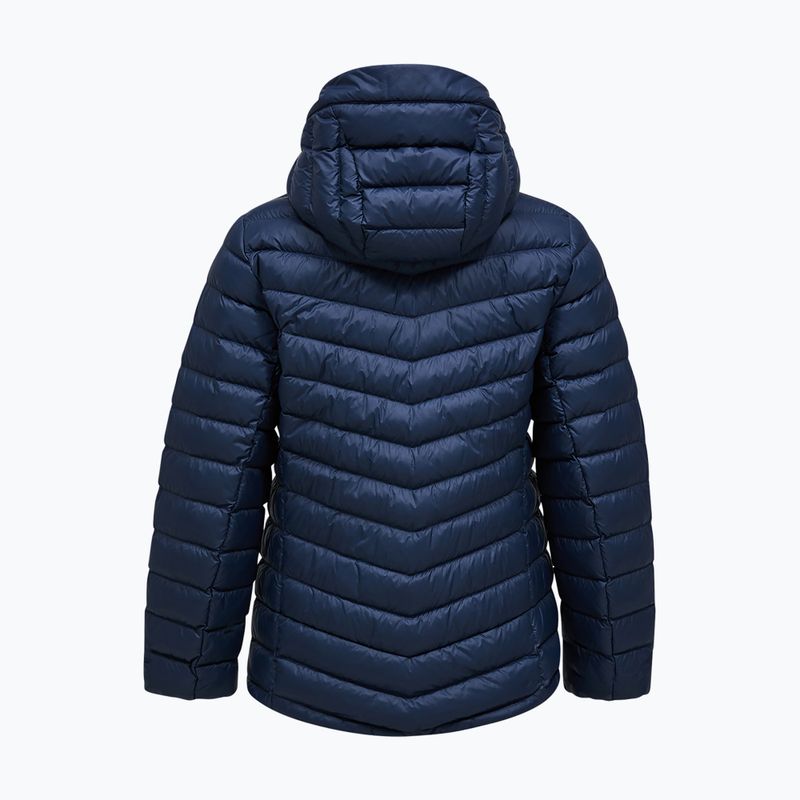 Dámska páperová bunda Peak Performance Frost Down Hood Jacket blue shadow 2