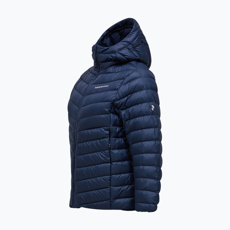 Dámska páperová bunda Peak Performance Frost Down Hood Jacket blue shadow 3