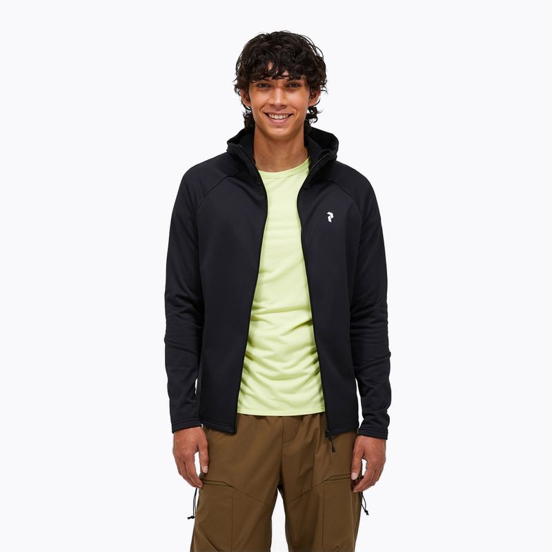 Pánska mikina Peak Performance Rider Essentials Zip Hood black/black 4