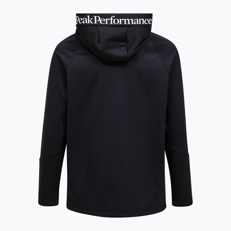 Pánska mikina Peak Performance Rider Essentials Zip Hood black/black 7