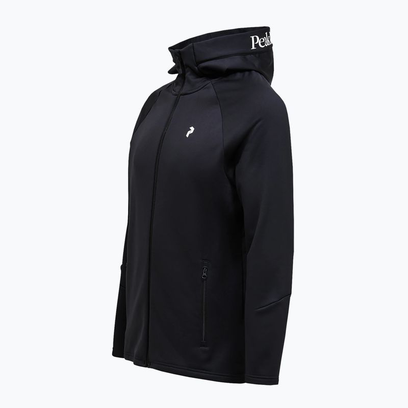 Pánska mikina Peak Performance Rider Essentials Zip Hood black/black 8