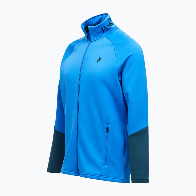 Pánska mikina Peak Performance Rider Essentials Zip Jacket Azure Ascent/Mountain Lake 3