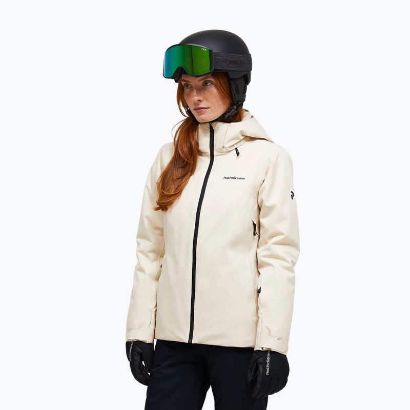 Dámska lyžiarska bunda Peak Performance Anima Insulated sand fog