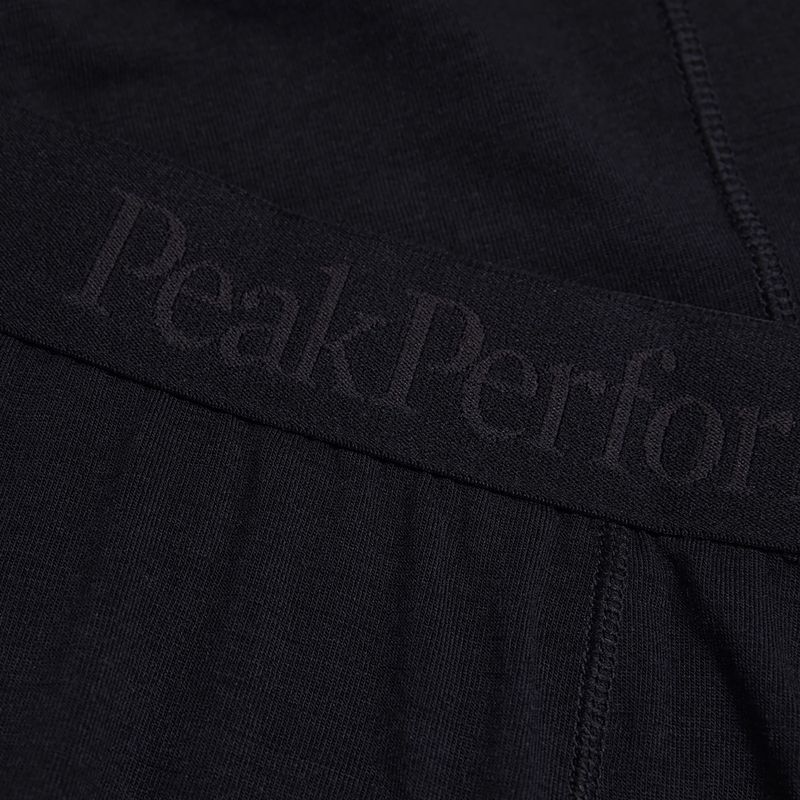Pánske termo nohavice Peak Performance Magic 3/4 Johns Long Wool-Blend Baselayer black/black 6
