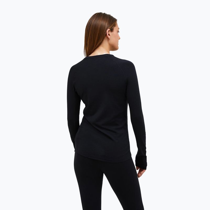 Dámska termoaktívna mikina Peak Performance Magic Crew Wool-Blend Baselayer black/black 2