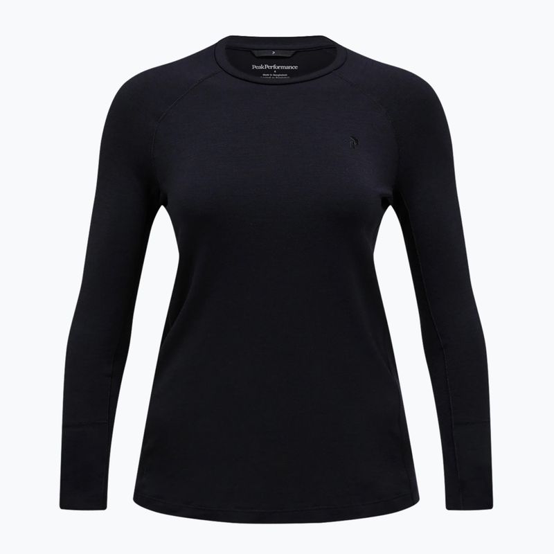 Dámska termoaktívna mikina Peak Performance Magic Crew Wool-Blend Baselayer black/black 3