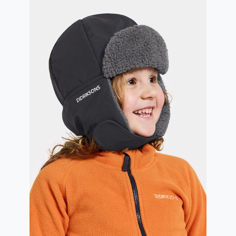 Detská zimná čiapka Didriksons Biggles black 2