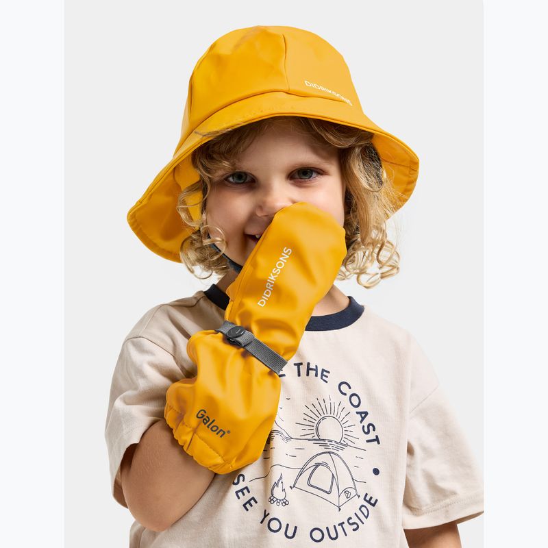 Detské lyžiarske rukavice Didriksons Pileglove 8 oat yellow 4