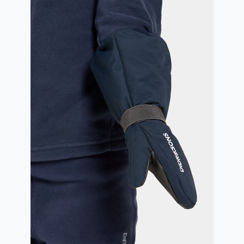 Detské lyžiarske rukavice Didriksons Biggles Mittens navy 2