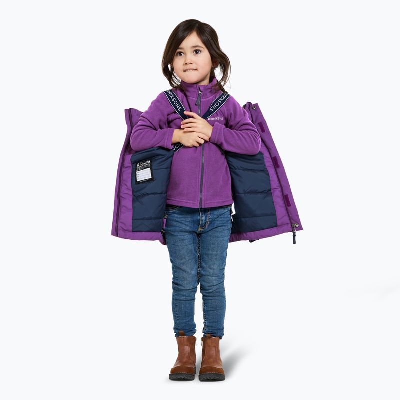 Detská zimná bunda Didriksons Bjärven Parka royal purple 4