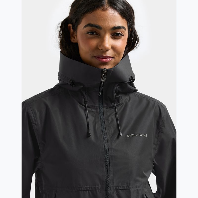 Dámska nepremokavá bunda Didriksons Tilde 4 black 5