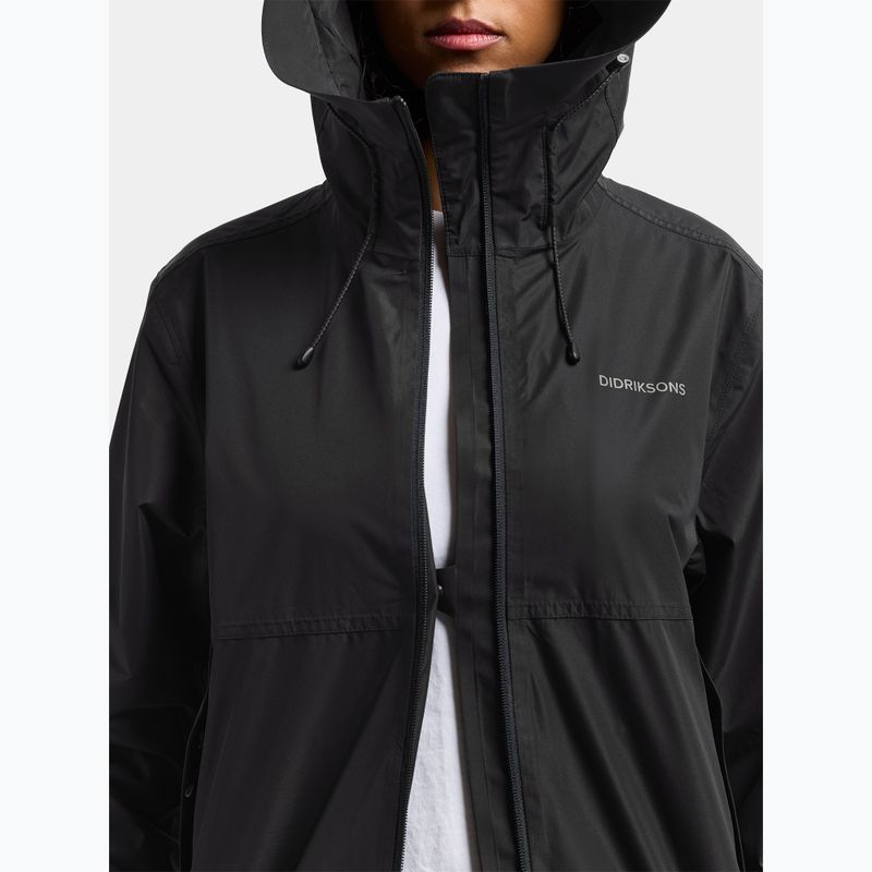 Dámska nepremokavá bunda Didriksons Tilde 4 black 6