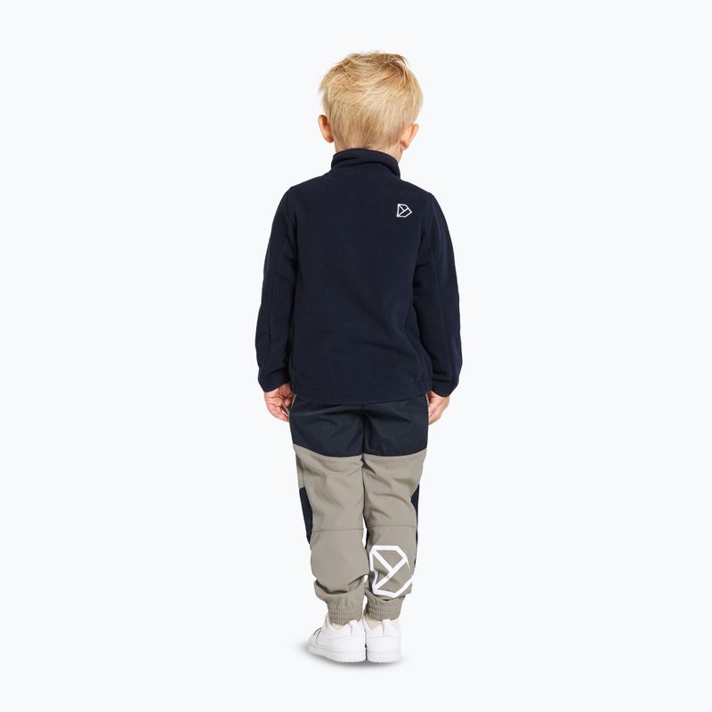 Detská fleecová mikina Didriksons Muskot dark night blue 3