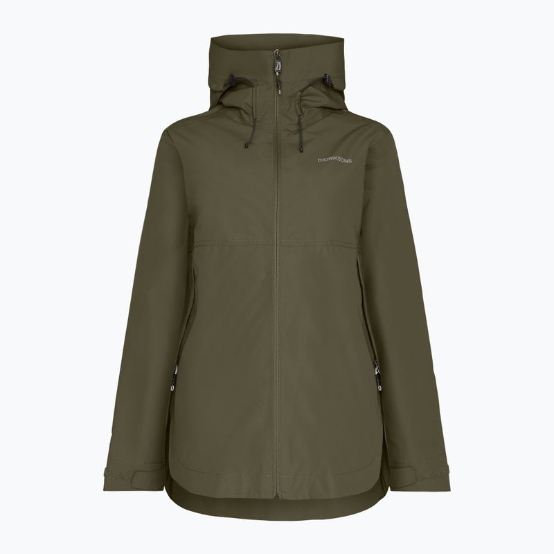Dámska nepremokavá bunda Didriksons Tilde 4 deep green
