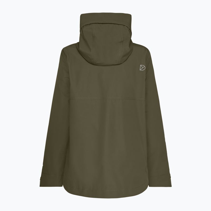 Dámska nepremokavá bunda Didriksons Tilde 4 deep green 2