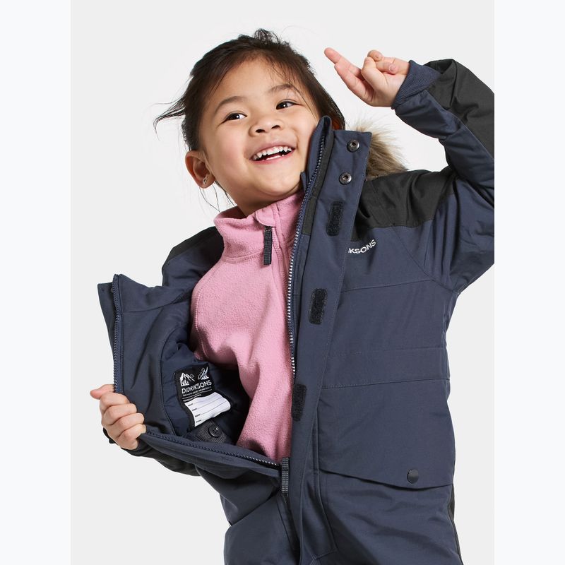 Detská lyžiarska kombinéza Didriksons Bjärven Cover navy 11