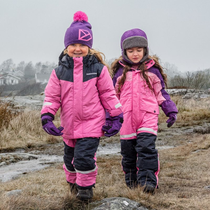 Detská lyžiarska kombinéza Didriksons Bjärven Cover sweet pink 14