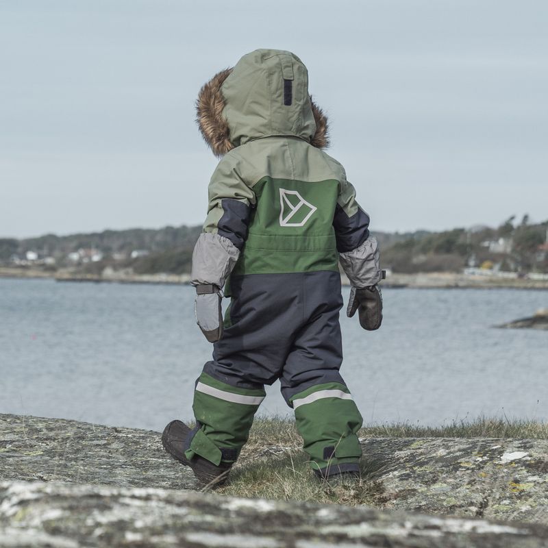 Detská lyžiarska kombinéza Didriksons Bjärven Cover light moss 18