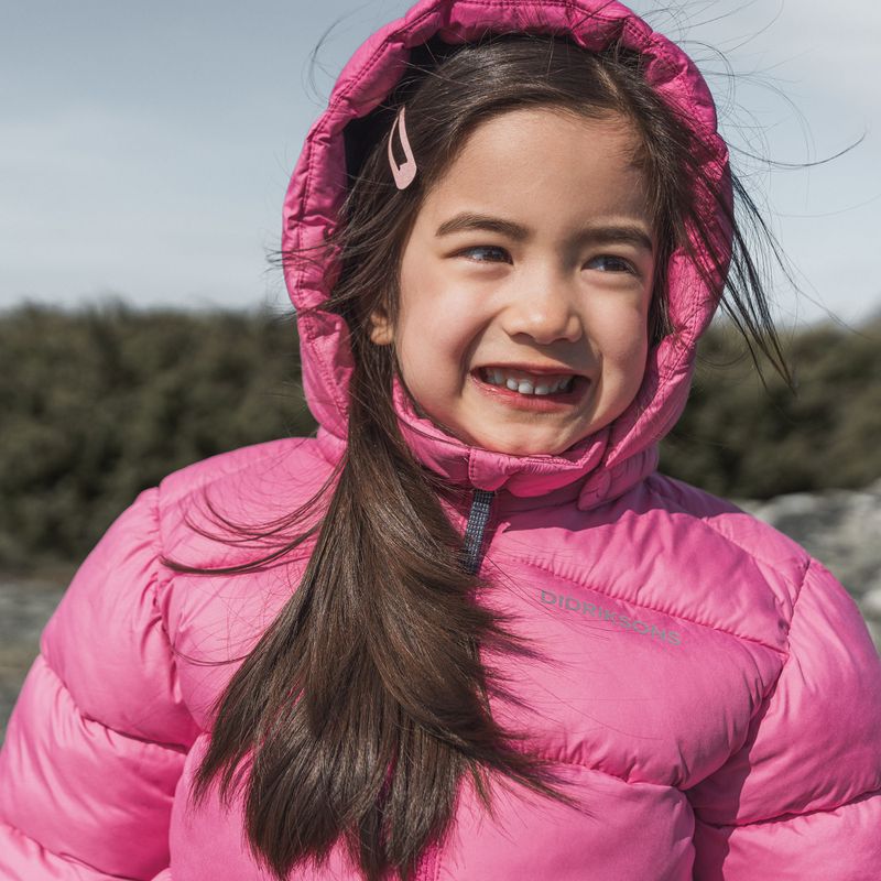 Detská bunda Didriksons Roxen sweet pink 16