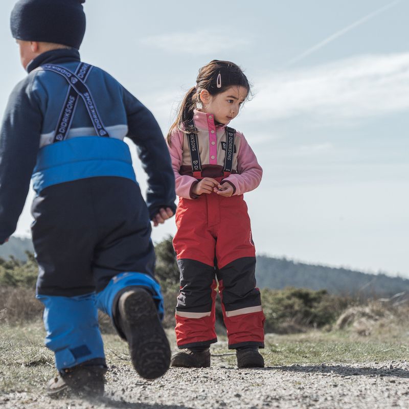 Detské lyžiarske nohavice Didriksons Idre pomme red 9