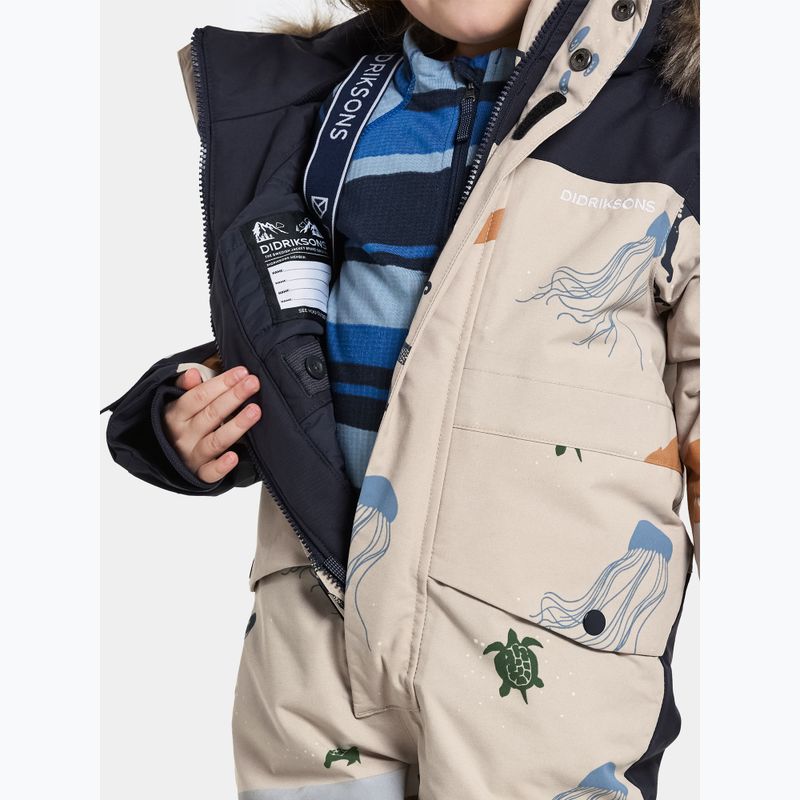 Detská lyžiarska kombinéza Didriksons Bjärven Cover Se winter ocean multi reflex 9