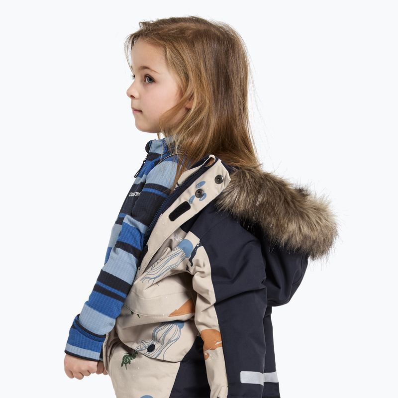 Detská lyžiarska kombinéza Didriksons Bjärven Cover Se winter ocean multi reflex 11