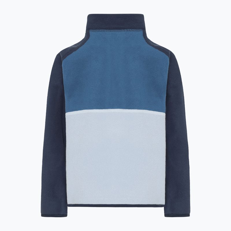 Detská fleecová mikina Didriksons Monte Half Button cloud blue 8