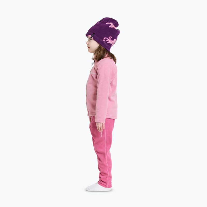 Detská fleecová mikina Didriksons Monte Fz light heather pink 5