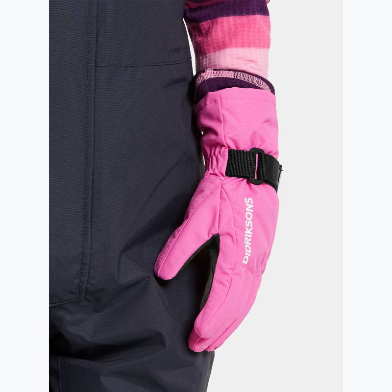 Detské lyžiarske rukavice Didriksons Biggles sweet pink 3