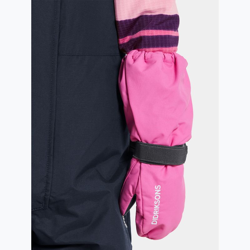 Detské lyžiarske rukavice Didriksons Biggles Mittens sweet pink 3